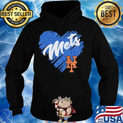 Love new york mets baseball team heart diamond s Hoodie