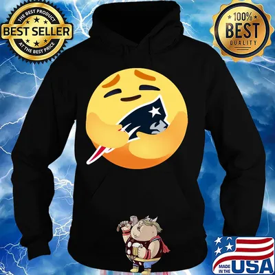 Love the new england patriots love hug facebook care emoji nfl s Hoodie