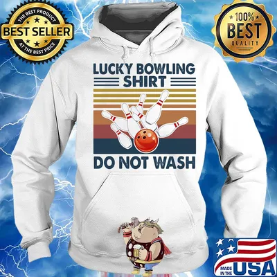 Lucky bowling shirt do not wash vintage s Hoodie