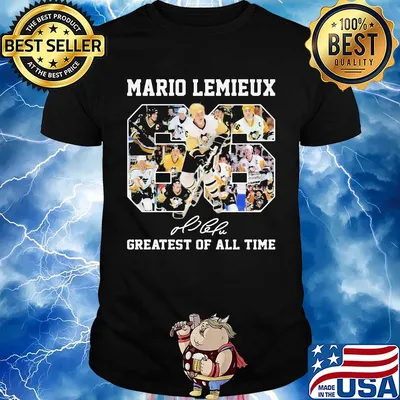Mario Lemieux 66 greatest of all time signature shirt