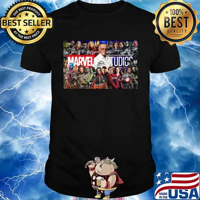 Marvel studios characters signatures horizontal poster shirt