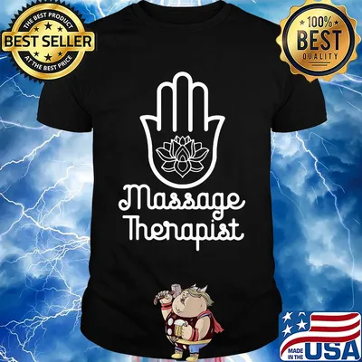 Massage therapist get my hands lotus shirt