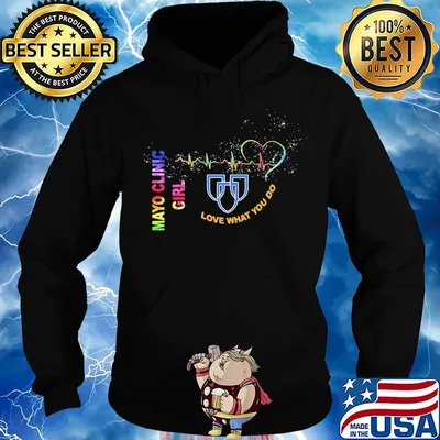 Mayo clinic girl love what you do heartbeat s Hoodie