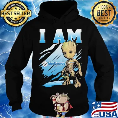 Medtronic I am baby groot s Hoodie