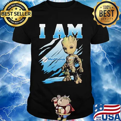 Medtronic I am baby groot shirt