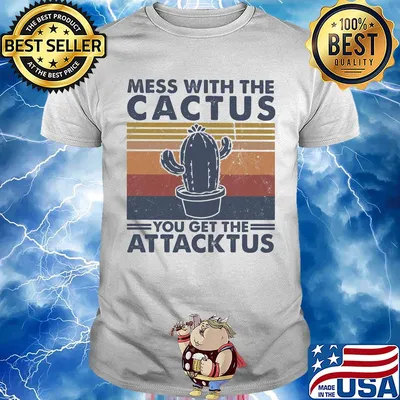 Mess with the cactus you get the attacktus vintage shirt