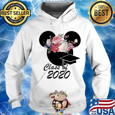 Mickey mouse class of 2020 flower s Hoodie
