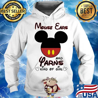 Mickey mouse ears and police kind of girl s Hoodie