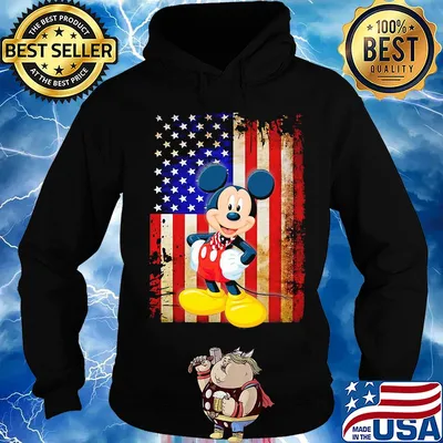Mickey mouse independence day american flag s Hoodie