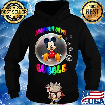 Mickey mouse stay out of my bubble butterfly s Hoodie