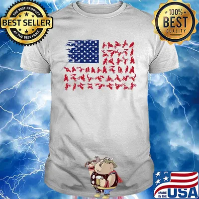 Motocross American flag veteran Independence Day shirt