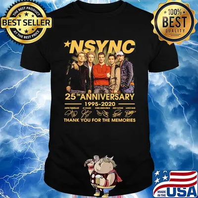 MSYNC 25th anniversary 1995-2020 thank you for the memories signature shirt