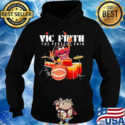 Muppet drummer vic firth the perfect pair s Hoodie