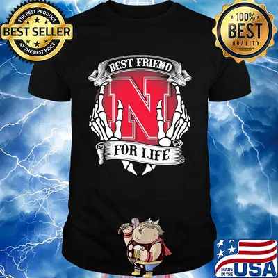 Nebraska cornhuskers best friend for life shirt