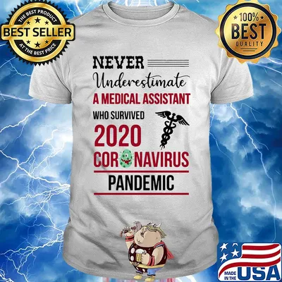 Never underestimate a medical assistant who survived 2020 coronavirus pandemic shirt