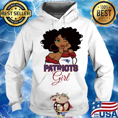 New England Patriots football black girl s Hoodie