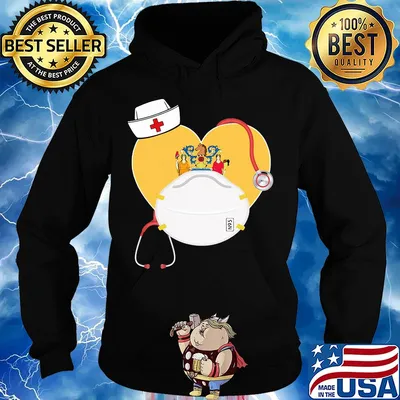 New Jersey nurse N95 heart mask s Hoodie