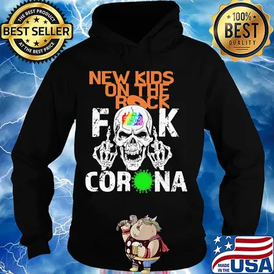 New kids on the rock skull fuck coronavirus s Hoodie
