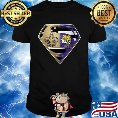 New orleans saints vs lsu tigers diamond american flag shirt