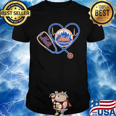 New York Mets nurse heart shirt
