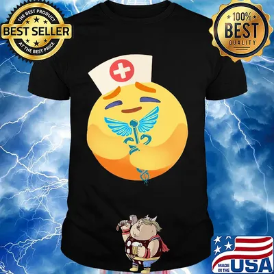 Nurse icon hug caduceus symbol shirt