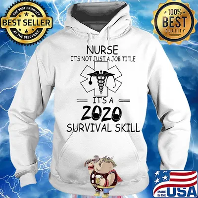 Nurse it's not just a job title it's a 2020 mask survival skill s Hoodie