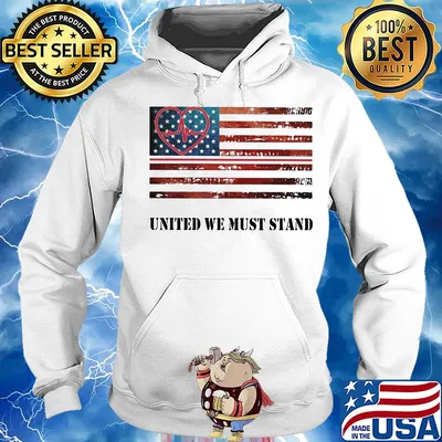 Nurse united we must stand american flag independence day s Hoodie