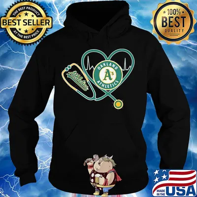 Oakland Athletics nurse heart s Hoodie