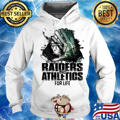 Oakland raiders and oakland athletics for life art s Hoodie
