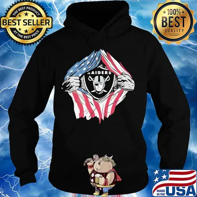 Oakland raiders football american flag independence day s Hoodie