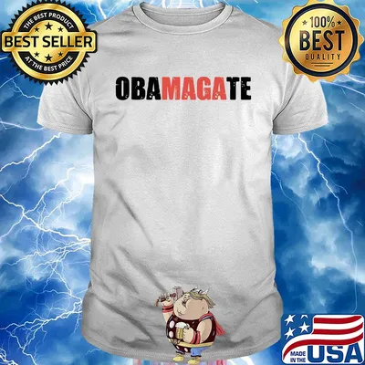 Obamagate red black version shirt