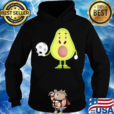 Official Avocado play soccer s Hoodie