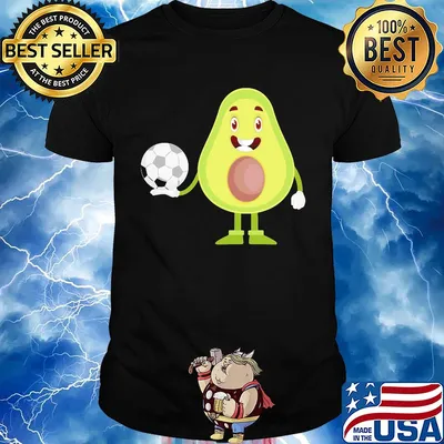 Official Avocado play soccer shirt