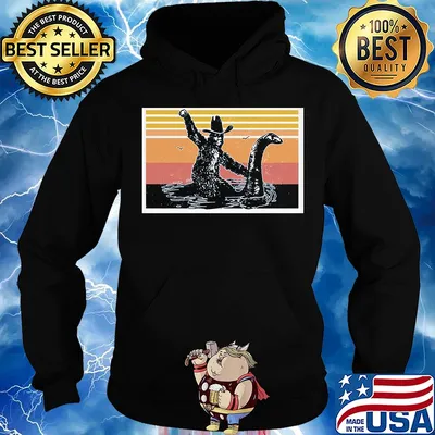 Official bigfoot dinosaur vintage s Hoodie