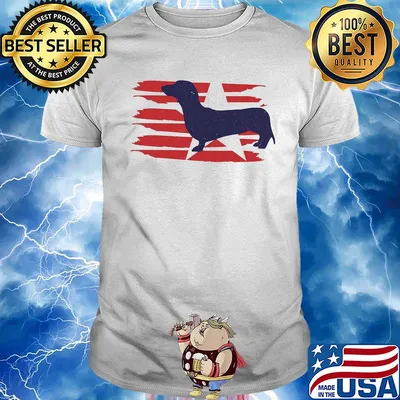 Official dachshund flag vintage shirt