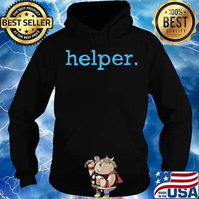 Official helper blue 2020 s Hoodie