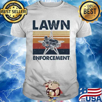 Official Lawn enforcement vintage shirt
