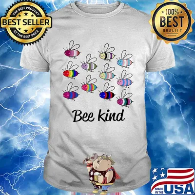 Official lgbt bee kind shirt