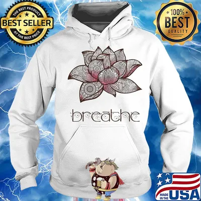 Official lotus mandala breathe s Hoodie