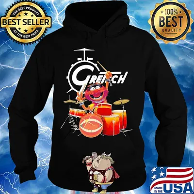 Official muppet drum gretsch s Hoodie