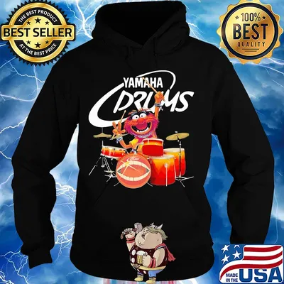 Official muppet yamaha drums s Hoodie