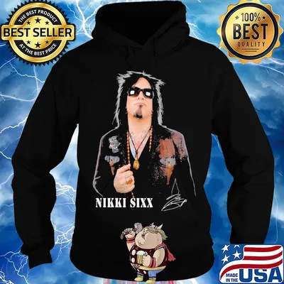 Official Nikki Sixx signature s Hoodie