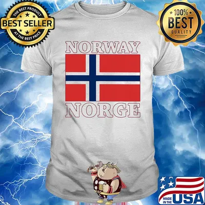 Official norway norge flag 2020 shirt