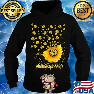 Official Photographer life sunflower s Hoodie