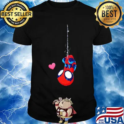 Official Spiderman heart shirt