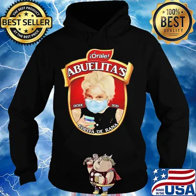 Orale abuelita's colita de rana mask covid-19 s Hoodie