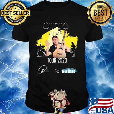 Otto flimm guitar live tour 2020 to your name signatures shirt