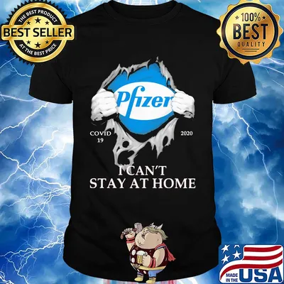 Pfizer covid-19 2020 i can’t stay at home hand shirt