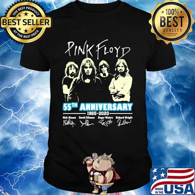 Pink Floyd 55th anniversary 1965-2020 signature shirt