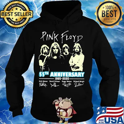 Pink floyd band 55th anniversary 1965 2020 signatures s Hoodie
